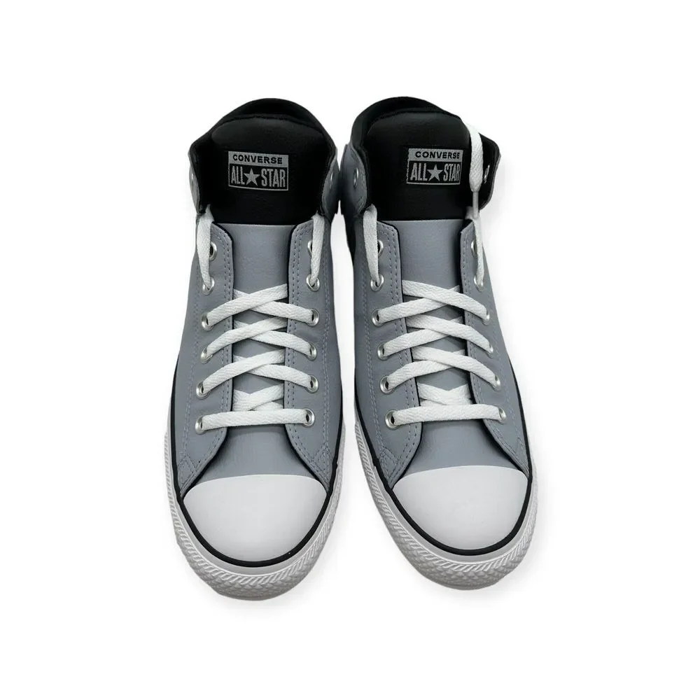 Men's Converse Chuck Taylor High Street Mid Gray White Shoes A04575C Size 12 NEW